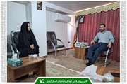 دیدار مربی مسئول کانون پرورش فکری گرمی با نماینده مردم در مجلس شورای اسلامی