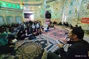مراسم فرهنگی و معنوی هفتمین روز شهادت امام حسین (ع) در بارگاه امامزاده سید صدرالدین اردبیل برگزار شد