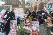 غرفه‌ فرهنگی کانون نمین میزبان تجدید میثاق کودکان و نوجوانان با آرمان‌های انقلاب شد