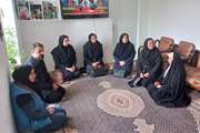 آیین تکریم از دختر شهید «اصغر آقازاده» در روستای گرده نمین برگزار شد