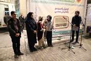 روایت تصویری از حضور هنرمندان کانون اردبیل در صدمین شب ایستادگی