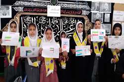 کودکان خلخالی با نقاشی یاد شهدای حمله رژیم صهیونیستی را گرامی داشتند