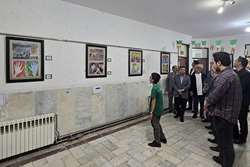 نمایشگاه آثار نقاشی اعضای کانون مشگین‌شهر به مناسبت هفته ملی کودک افتتاح شد